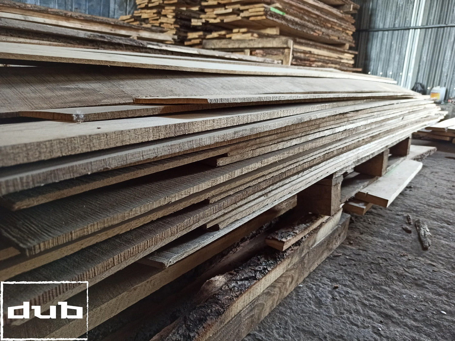 Ламель пиленая из дуба сорт - AB 1500-2000х80х6мм